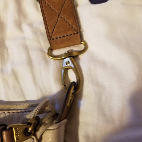 Fossil cream genuine leather purse - Picture 7 of 10